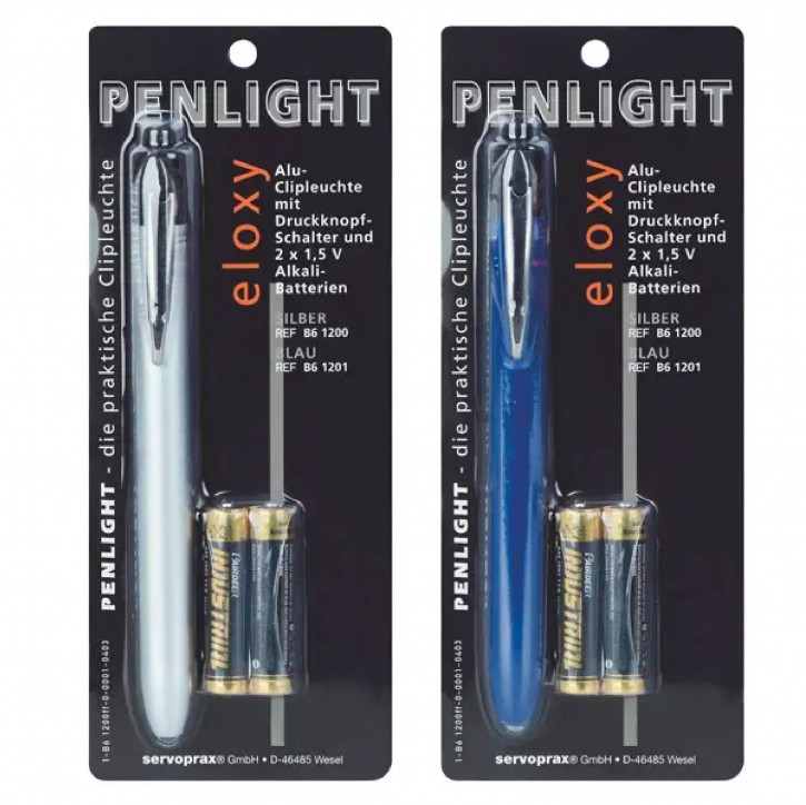 Diagnostikleuchte Penlight Eloxy -Aluminium- silber