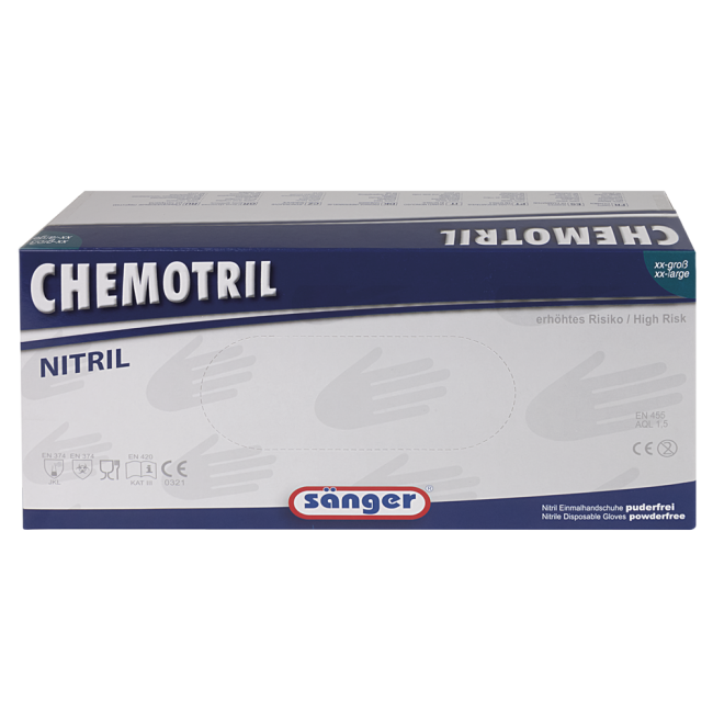 Nitrilhandschuhe Chemotril blau 50 Stück