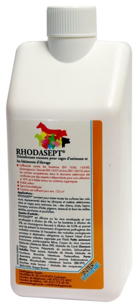 Stalldesinfektionsmittel RHODASEPT® 1Kg Flasche