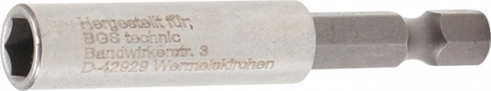 Magnetischer Bithalter, extra stark | Abtrieb Außensechskant 6,3 mm (1/4") | 60 mm