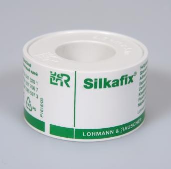 Silkafix Heftpflaster 5cmx9,2m, 6 Stück, Pappkern