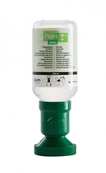 Augenspülflaschen Plum 500 ml Natriumchloridlösung (0,9%) gebrauchsfertig