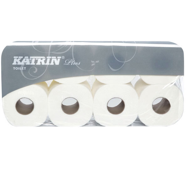 Toilettenpapier Katrin® Basic 3-lagiges Tissue 48 Rollen