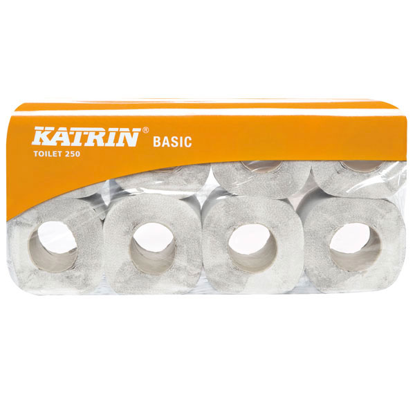 Toilettenpapier Katrin® Basic 2-lagiges Tissue 64 Rollen