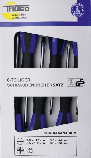 Schraubendreher-Sortiment 6-tlg.