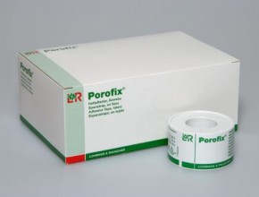 Porofix Heftpflaster 2,5cm x 5m, mit Schutzring