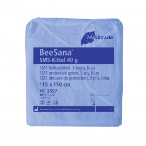 BeeSana® Meditrade SMS-Kittel 40 g/m³ 10 Stück