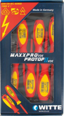 VDE-Schraubendreher-Sortiment "MAXXPRO" 7-tlg.