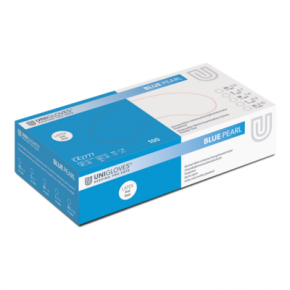 Nitril Einmalhandschuhe Unigloves Blue Pearl Größe S / Karton/s